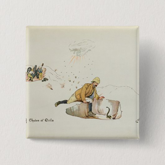 リーグの選手からの悪の選択の 缶バッジ (正面)