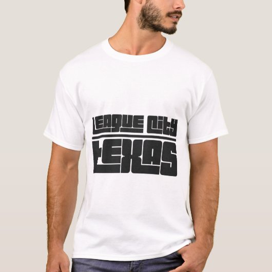 リーグシティ – テキサス州 Tシャツ (正面)