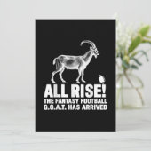 リーグチャンピオンファンタジーサッカーヤギのギフト シーズンカード (スタンド正面)