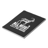 リーグチャンピオンファンタジーサッカーヤギのギフト ノートパッド (回転)