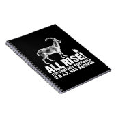 リーグチャンピオンファンタジーサッカーヤギのギフト ノートブック (右側)