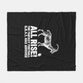 リーグチャンピオンファンタジーサッカーヤギのギフト フリースブランケット (正面(横))