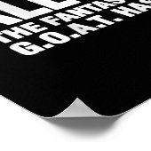 リーグチャンピオンファンタジーサッカーヤギのギフト ポスター (角)