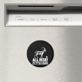 リーグチャンピオンファンタジーサッカーヤギのギフト マグネット (インサイチュ (食洗機))