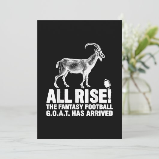 リーグチャンピオン ファンタジーフットボール ゴート ギフト 招待状 (スタンド正面)