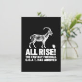 リーグチャンピオン ファンタジーフットボール ゴート ギフト 招待状 (スタンド正面)