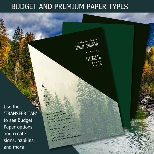 リーグフォレストパインウィンターツリーズブライダルシャワー