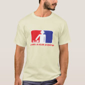リーグ専攻のダッステップシャツ Tシャツ (正面)