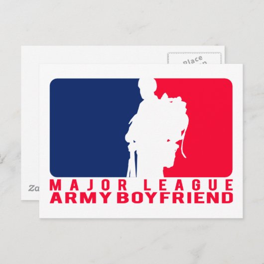 リーグ専攻の軍の彼氏 ポストカード (正面/裏面)