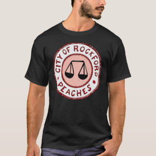 リーグ・オブ・ハイズ・ロックフォード・ピーチズ・ベースボール Tシャツ
