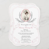 リージェンシーアウステンティーパーティの招待状 招待状 (正面/裏面)