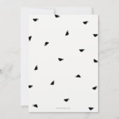 リージェンシーアフタヌーンティーブライダル/ウェディングシャワー 招待状 (裏面)