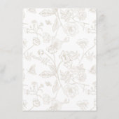 リージェンシーエラベージュ結婚ズ詳細 エンクロージャーカード (裏面)