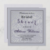 リージェンシーエララベンダーブライダルシャワー招待 招待状 (正面/裏面)