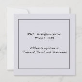 リージェンシーエララベンダーブライダルシャワー招待 招待状 (裏面)