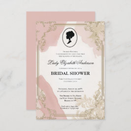 リージェンシーエラ花模様ブリジェルトンブライダルシャワーInvite 招待状