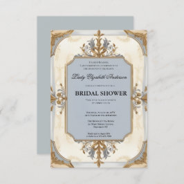 リージェンシーエラ花模様ブリジェルトンブライダルシャワーInvite 招待状