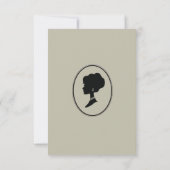 リージェンシーエラ花模様ブリジェルトンブライダルシャワーInvite 招待状 (裏面)