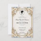 リージェンシーエラ花模様ブリジェルトンブライダルシャワーInvite 招待状 (正面)
