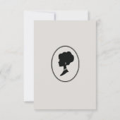 リージェンシーエラ花模様ブリジェルトンブライダルシャワーInvite 招待状 (裏面)