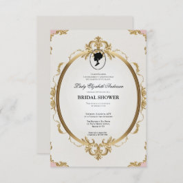 リージェンシーエラ花模様ブリジェルトンブライダルシャワーInvite 招待状