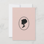 リージェンシーエラ花模様ブリジェルトンブライダルシャワーInvite 招待状 (裏面)