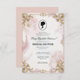 リージェンシーエラ花模様ブリジェルトンブライダルシャワーInvite 招待状