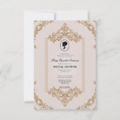 リージェンシーエラ花模様ブリジェルトンブライダルシャワーInvite 招待状 (正面)