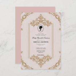 リージェンシーエラ花模様ブリジェルトンブライダルシャワーInvite 招待状