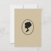 リージェンシーエラ花模様ブリジェルトンブライダルシャワーInvite 招待状 (裏面)