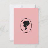 リージェンシーエラ花模様ブリジェルトンブライダルシャワーInvite 招待状 (裏面)