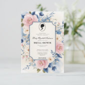 リージェンシーエラ花模様ブリジガートンブライダルシャワー 招待状 (スタンド正面)