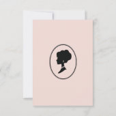 リージェンシーエラ花模様ブリジガートンブライダルシャワー 招待状 (裏面)