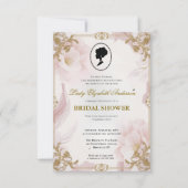リージェンシーエラ花模様ブリジガートンブライダルシャワー 招待状 (正面)