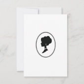 リージェンシーエラ花模様ブリジガートンブライダルシャワー 招待状 (裏面)