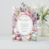 リージェンシーエラ花模様ブリジガートンブライダルシャワー 招待状 (スタンド正面)