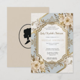 リージェンシーエラ金ゴールドブリジェルトンブライダルシャワーInvite 招待状