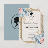 リージェンシーエラ金ゴールドブリジェルトンブライダルシャワーInvite 招待状 (正面/裏面)