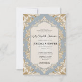 リージェンシーエラ金ゴールドブリジェルトンブライダルシャワーInvite 招待状 (正面)