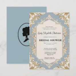 リージェンシーエラ金ゴールドブリジェルトンブライダルシャワーInvite 招待状