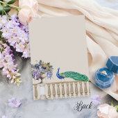 リージェンシーエレガントピーコック庭園の結婚式詳細 エンクロージャーカード