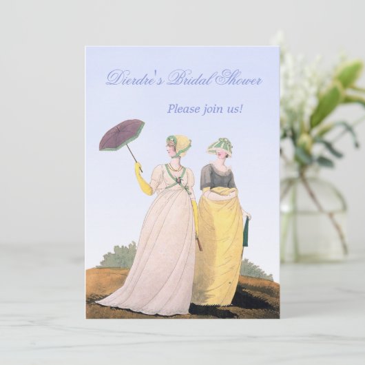 リージェンシーカスタムウェディングブライダルシャワー招待状 招待状 (スタンド正面)