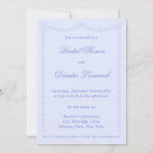 リージェンシーカスタムウェディングブライダルシャワー招待状 招待状 (裏面)