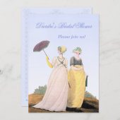 リージェンシーカスタムウェディングブライダルシャワー招待状 招待状 (正面/裏面)