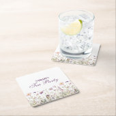 リージェンシーガーデンバースデーパーティー スクエアペーパーコースター (インサイチュ)