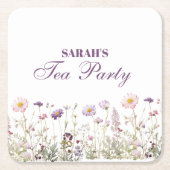 リージェンシーガーデンバースデーパーティー スクエアペーパーコースター (正面)