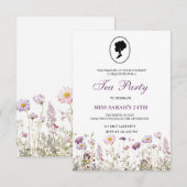 リージェンシーガーデン誕生日パーティー 招待状 (正面/裏面)