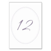 リージェンシークラシックパープル結婚カメオ テーブルナンバー (裏面)