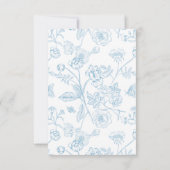 リージェンシークレストライトブルーミールチョイス結婚ズ 出欠カード (裏面)