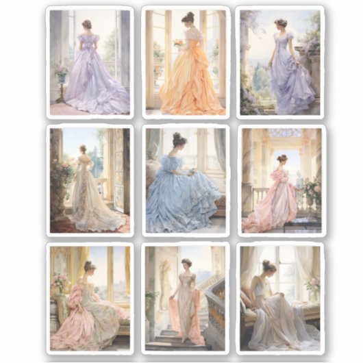 リージェンシーバルゴーンビニールステッカー シール (正面)